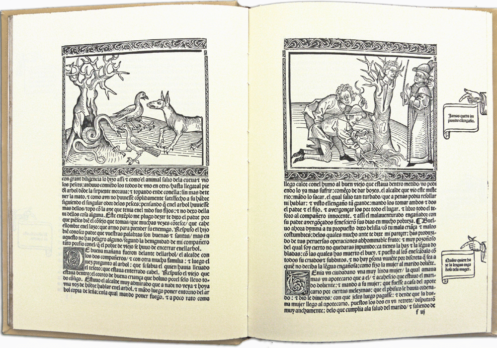 Exemplario-de Capua-Hurus-Incunabula & Ancient Books-facsimile book-Vicent García Editores-0 Opened